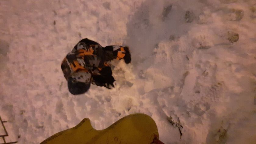 Тепло снежок здорова