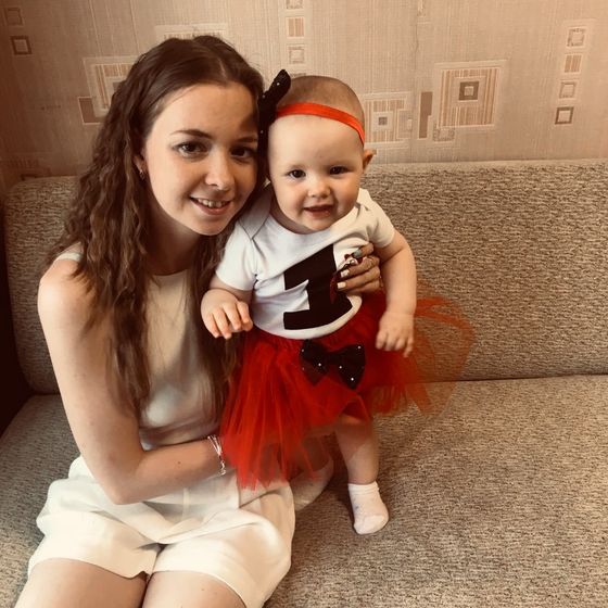 Годик сладкой доченьке💞 ))
