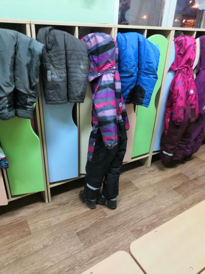 Прихожу за ребёнком в