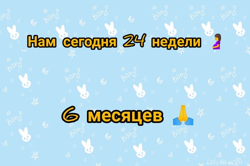 24 недели 🤰